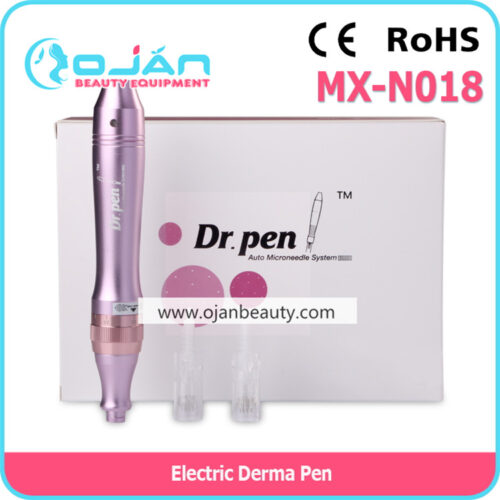Best selling dr pen electric micro needling derma pen/needle length adjustable derma stamp electric pen with needle cartridges