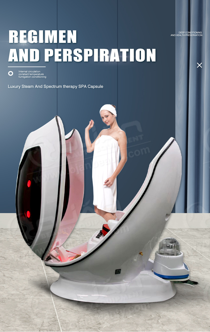 Spectrum Therapy Steam Sauna​ SPA Capsule | Bath Steamer