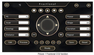 Aesthetic Applications Fractional SCREEN Interface