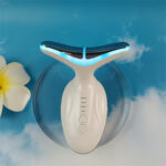 4 in 1 microcurrent facial neck massager beauty