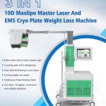 3 In 1 10D Maxlipo Master Laser Pro & EMS Cryo Plate Weight Loss Machine Advanced Slim Body Solution for Professional Use