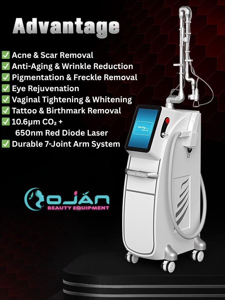 Advantage Of CO2 Fractional Laser & Q Switch Laser Skin Care Beauty Machine