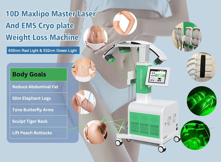 Key Features Of 3 In 1 10D Maxlipo Master Laser Pro
