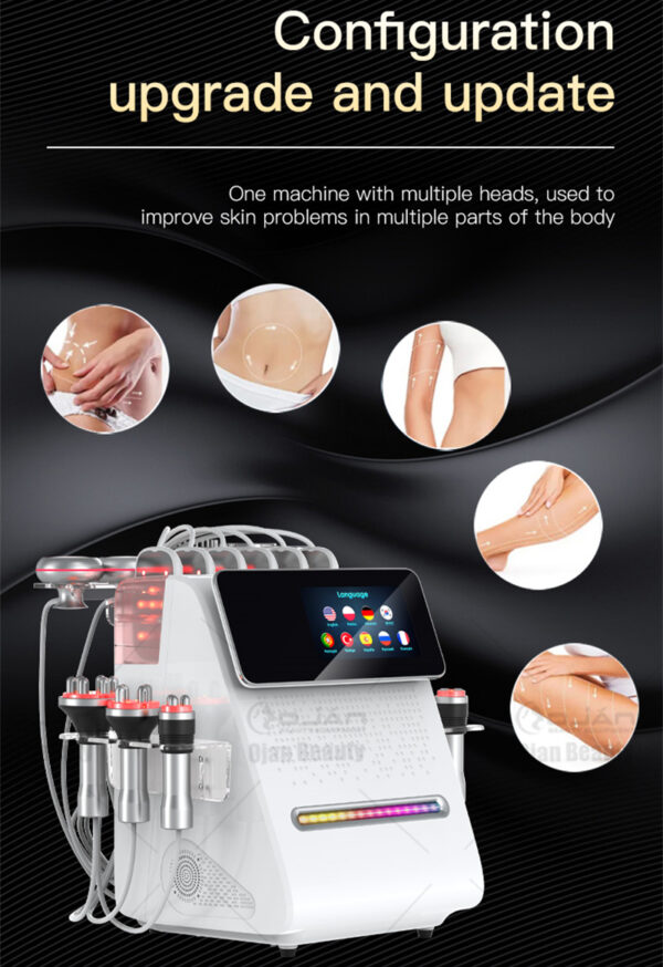 CAVITATION SLIMMING SYSTEM 美顔器 5 in1 Multifunction Fast Cavitation Slimming System