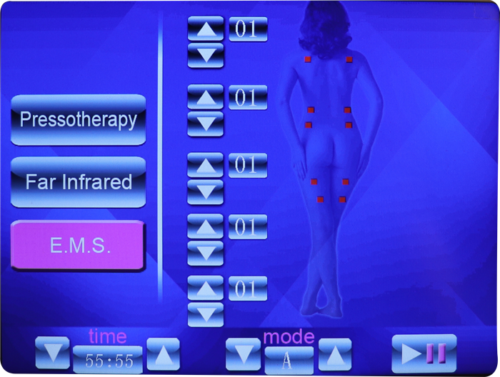 3 In 1 Pressotherapy Machine Lymphatic Drainage Air Pressure Suit with EMS & Infrared Therapy for Effective Weight Loss