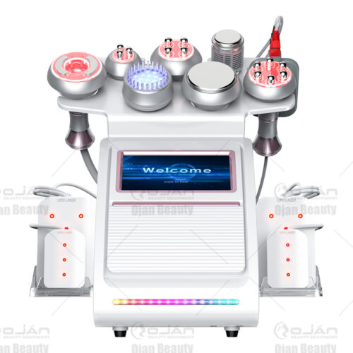 9 In 1 80K Ultrasonic Cavitation Machine | Vacuum Therapy, RF Skin Tightening, EMS Roller Muscle Strengthening, Fat Reduction & Body Slimming Beauty Device