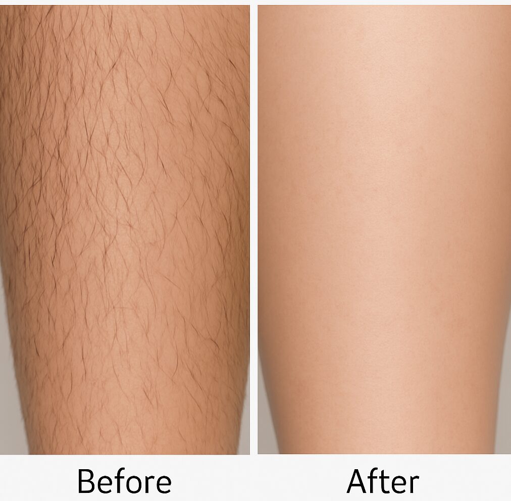 Before And After Treatments For Laser Hair Removal