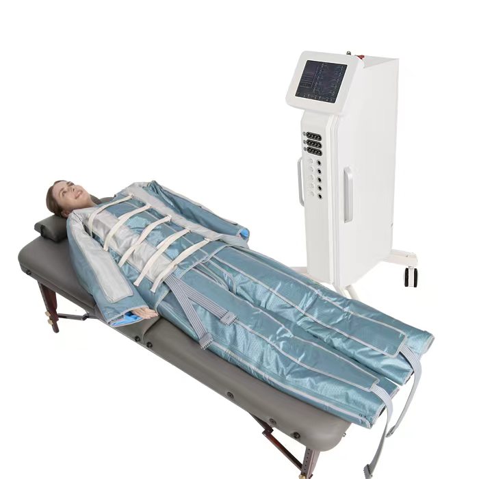 Professional 3 In 1 Pressotherapy Machine Lymphatic Drainage Air Pressure Suit with EMS And Infrared Therapy for Effective Weight Loss