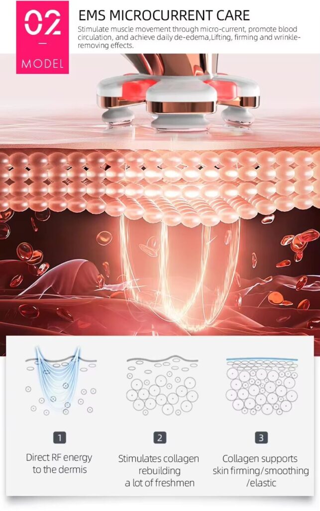 EMS Microcurrent Facial Machine For Skin Firming