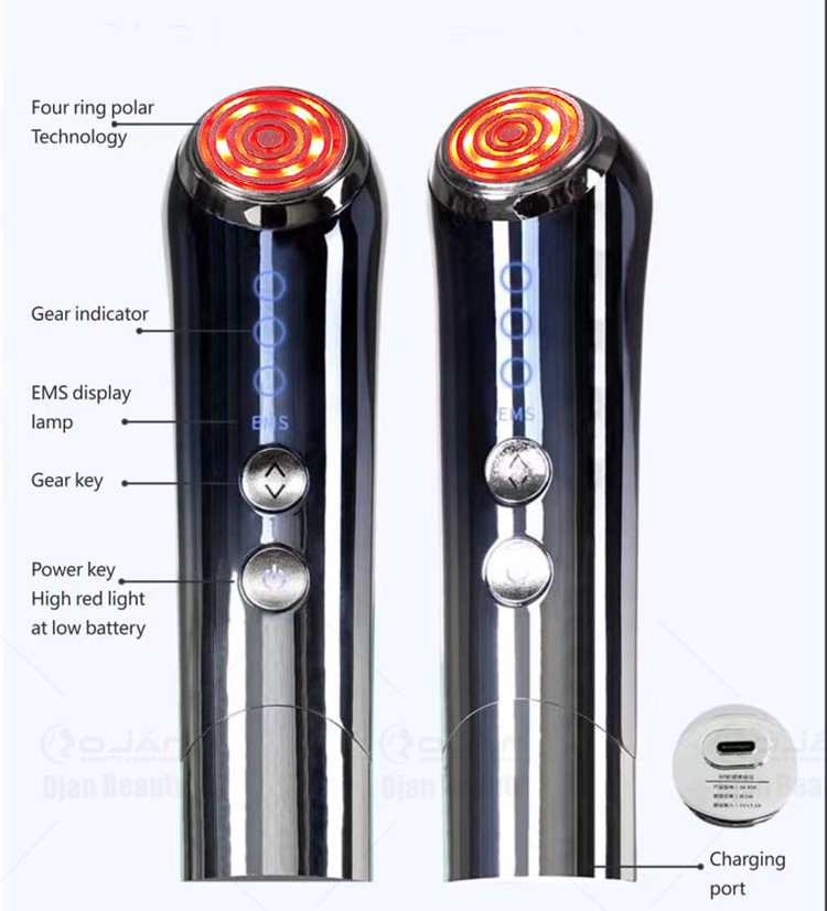 4 In 1 Hot Photon RF Facial Massager | Radio Frequency Skin Tightening ...
